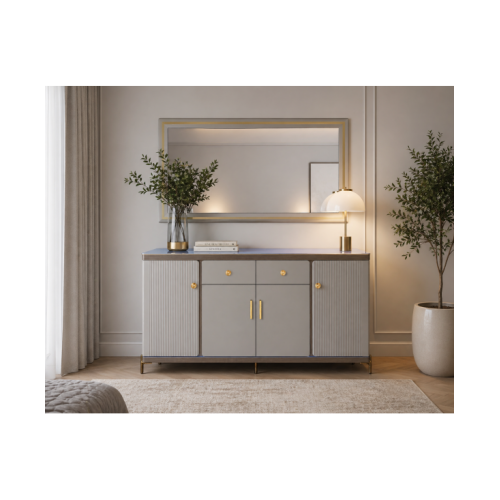 Comoda Royal Grey, 160x40x90cm